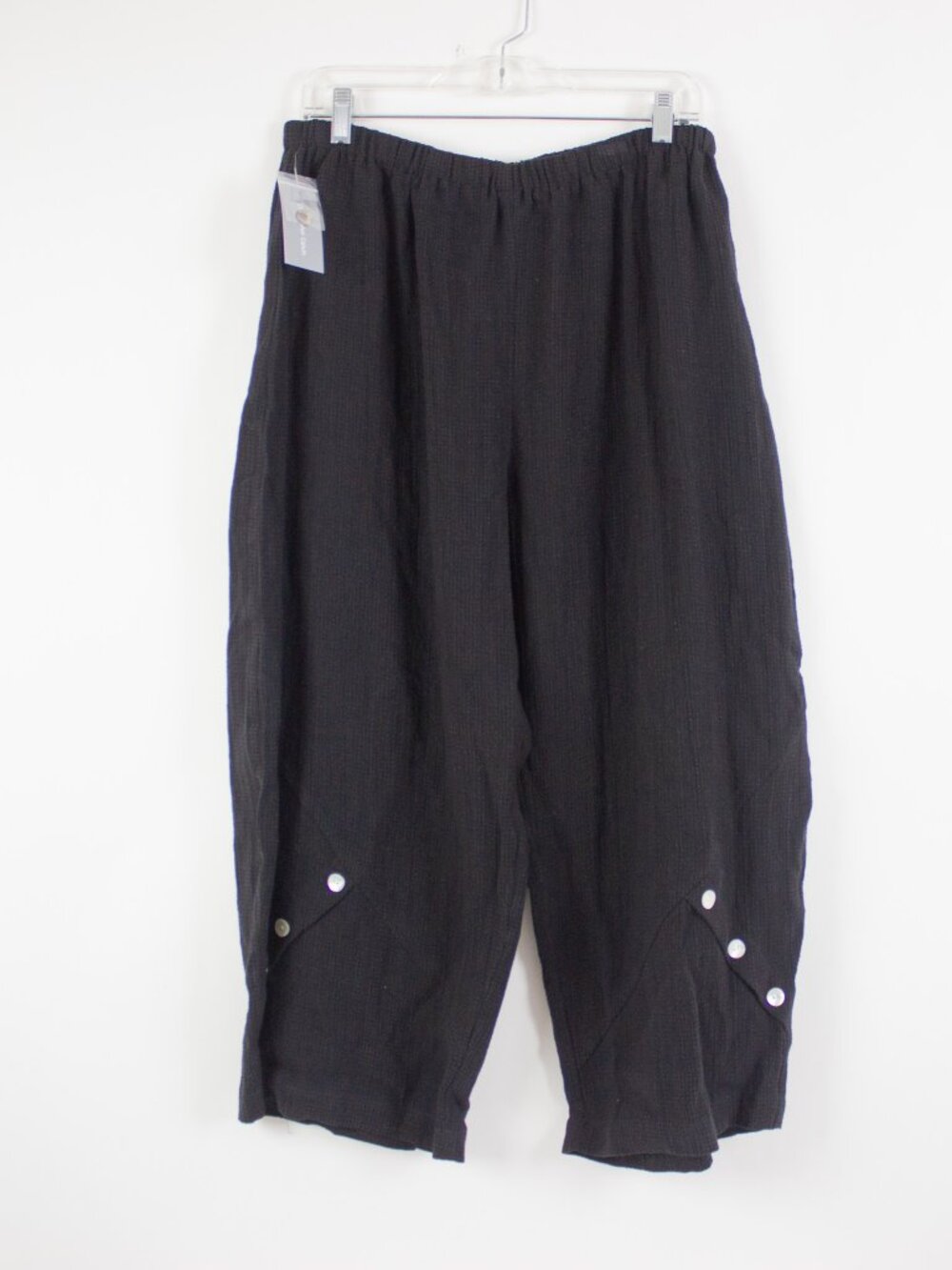 Christopher Calvin Pull-On Linen Blend Lantern Pants Elastic Waist